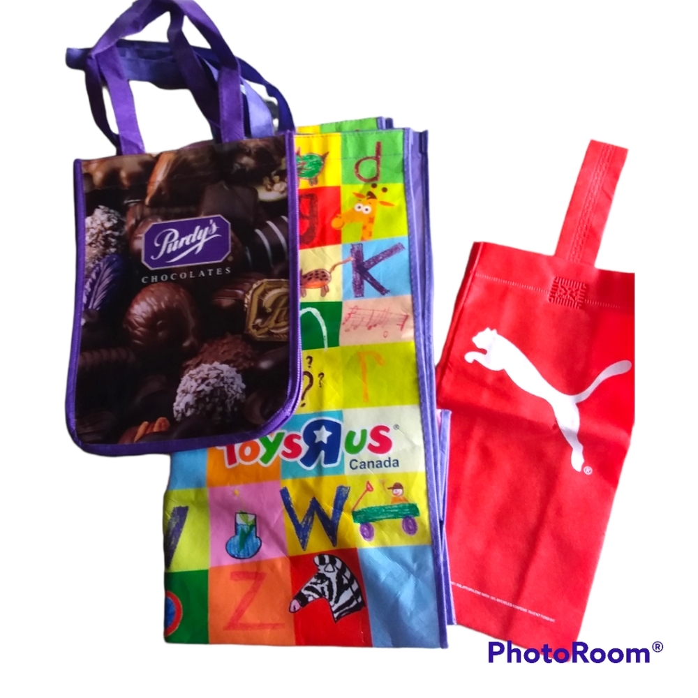 ⭐3/$15 EUC - Reusable Bags - Set of 3